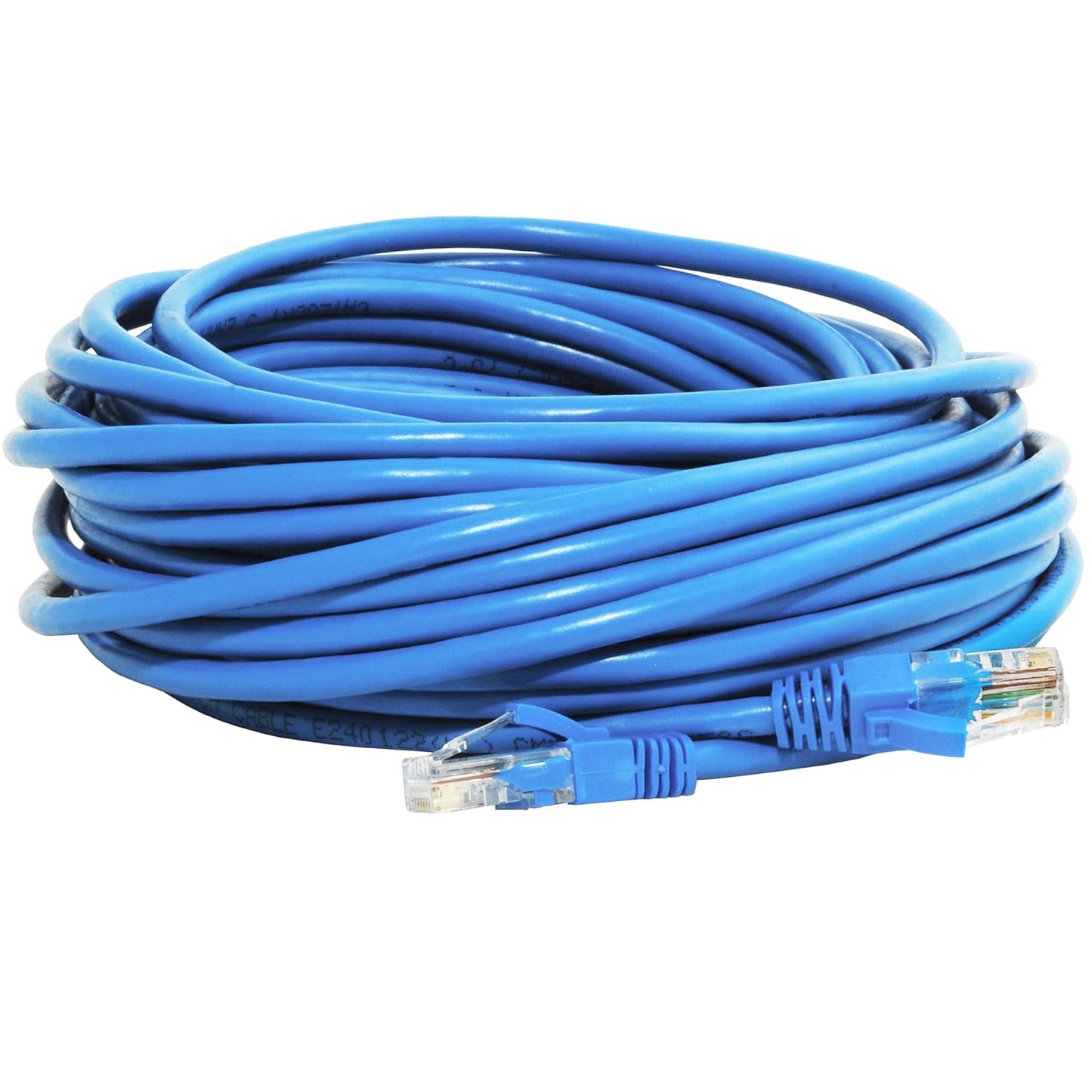 CAT6 Ethernet Patch Cable (25 ft) RJ45 Connectors with Gold Plated Contacts (10gbps)